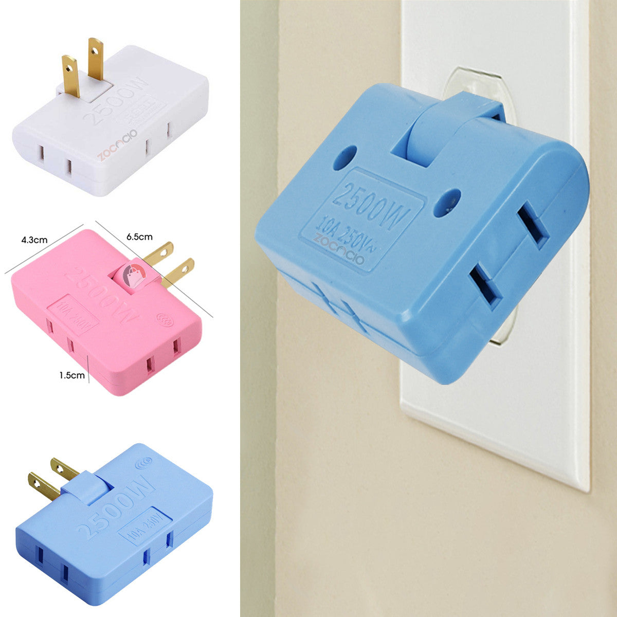 3X1 ENCHUFE MULTIPLE-PLANO- SUPER PROMOCIÓN